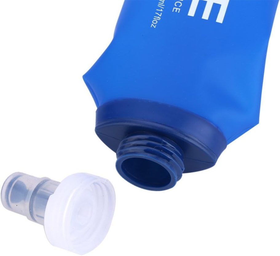 AONIJIE 2 Pcs Sports Collapsible Water Bottle BPA Free - TPU Soft Drink Water Kettle Foldable Flask for Hiking Bicycling Running Climbing - Image 8