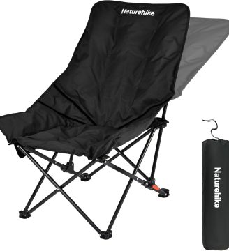 Naturehike Quilted Camping Chair with Padded Seat
