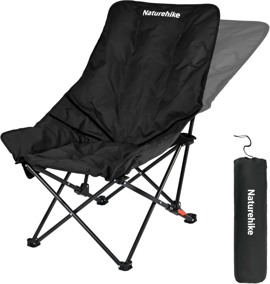 Naturehike Quilted Camping Chair with Padded Seat