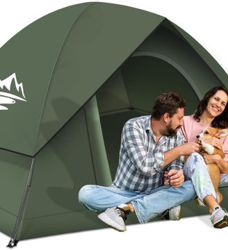 Tents for Camping 3-4 Person with Rainfly, Camping Tents Waterproof Windproof, Not Crowded for 2 Person Camping Tent, Outdoor Dome Tent Easy Setup, Backpacking Tent for Adventure Backyard